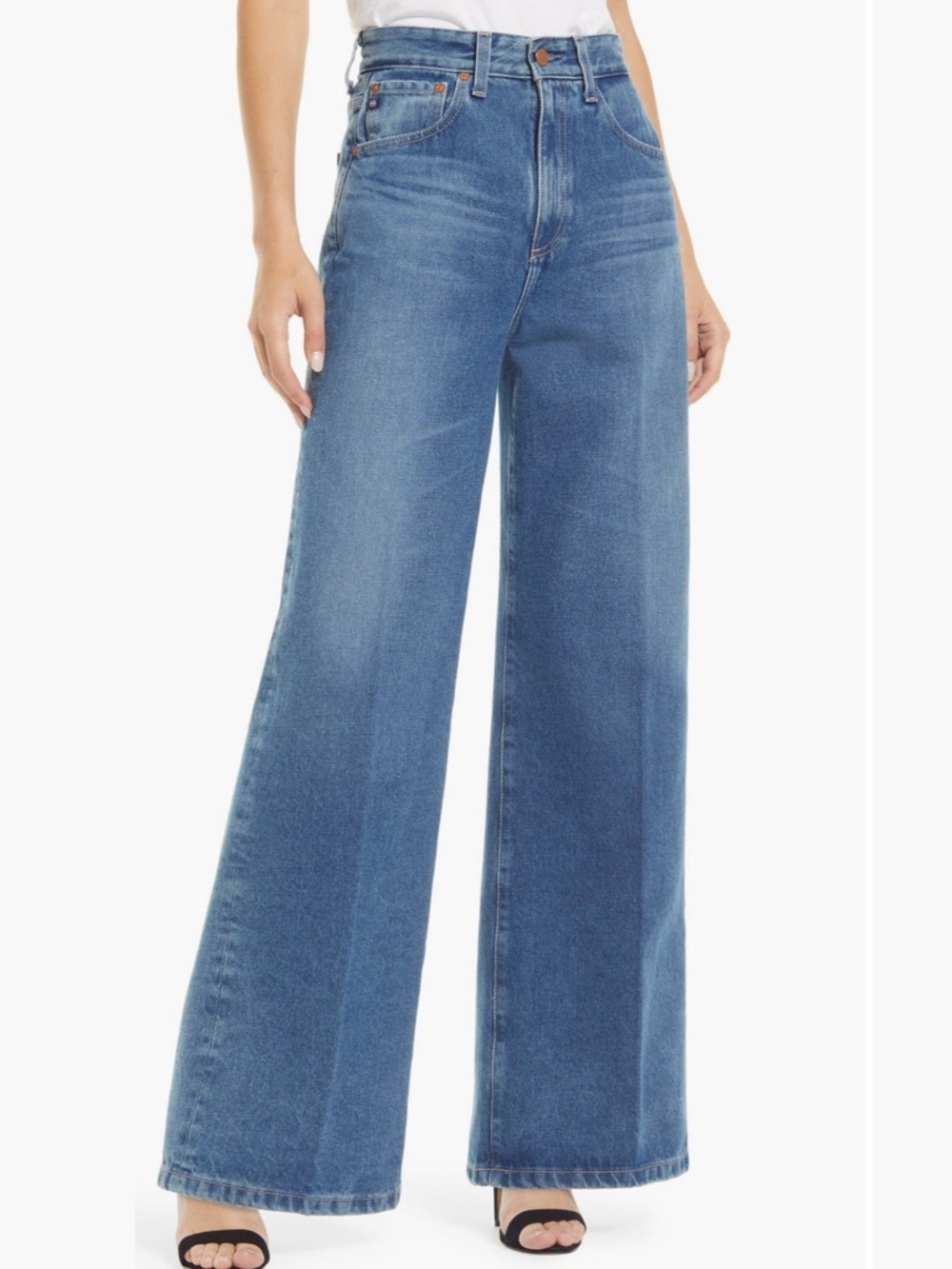 AG Deven Wide Leg High-Rise Women’s Jeans - New!